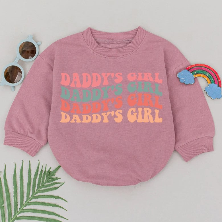 Daddy's Girl Romper - Ideal New Dad Gift, Baby Girl Outfit & Father's Day Treat