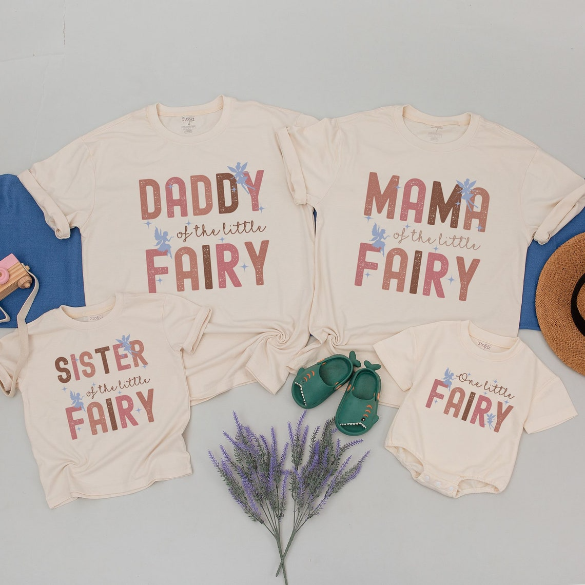 Magical Fairy Family Outfit, Celebrate Fairy-themed 1st Birthday, Matching Shirts