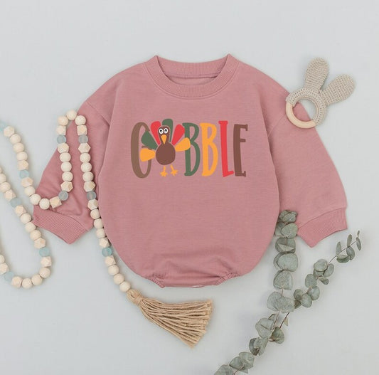 First Thanksgiving Romper - Perfect Baby Shower Gift for Turkey Day