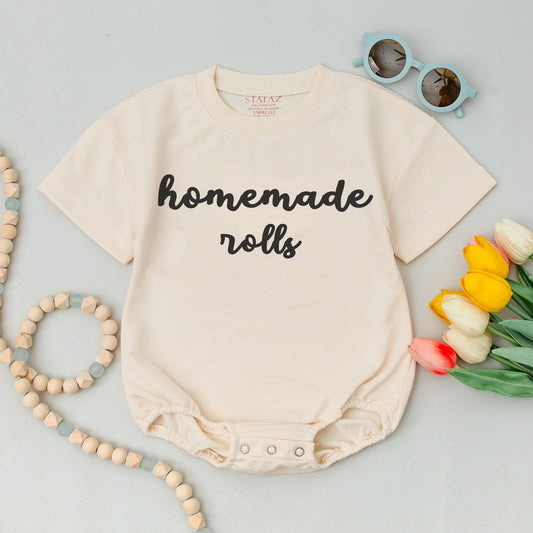 Cozy Thanksgiving Romper - Novelty Baby Clothes for Your 3-6 & 12-18 Month Tot