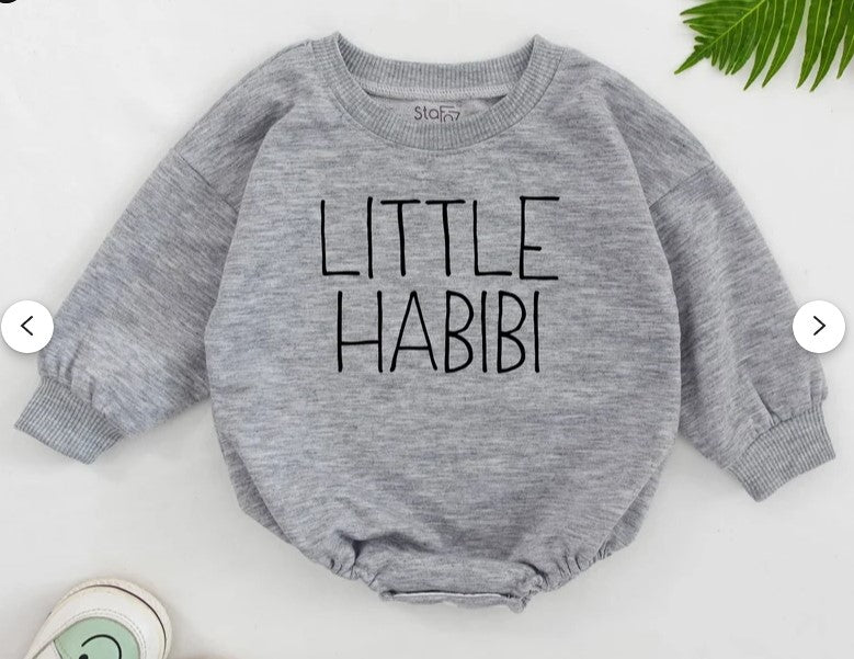 Little Habibi: Charming Arabic Baby Romper, Perfect Gift for Kids