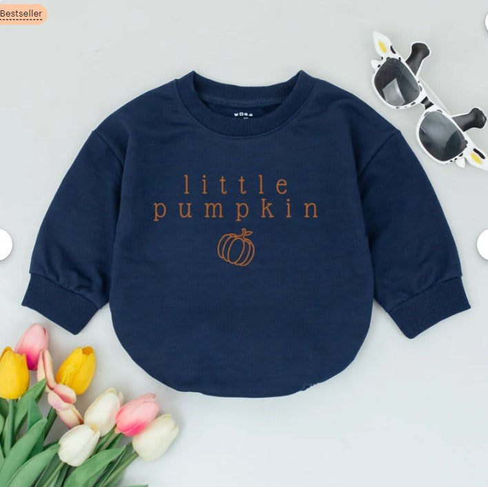 Autumn Pumpkin Baby Romper: Perfect Cute Fall Coming Home Outfit