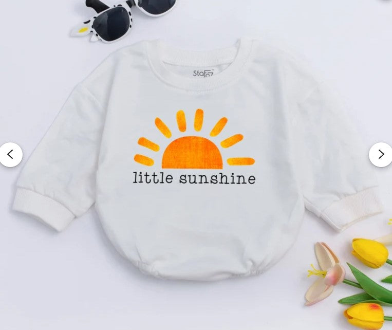 Sunshine Baby Romper: Unisex, Boho & Hipster Style - Perfect Baby Shower Gift