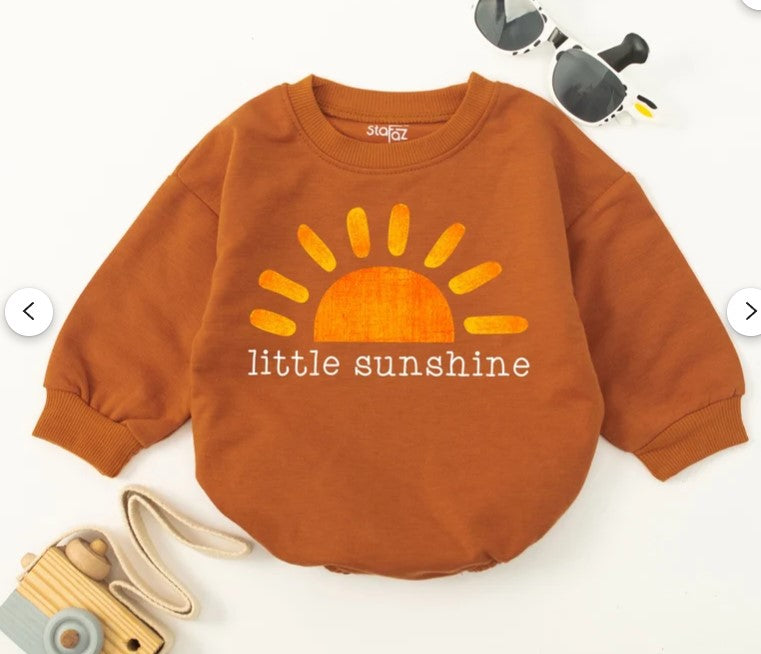 Sunshine Baby Romper: Unisex, Boho & Hipster Style - Perfect Baby Shower Gift