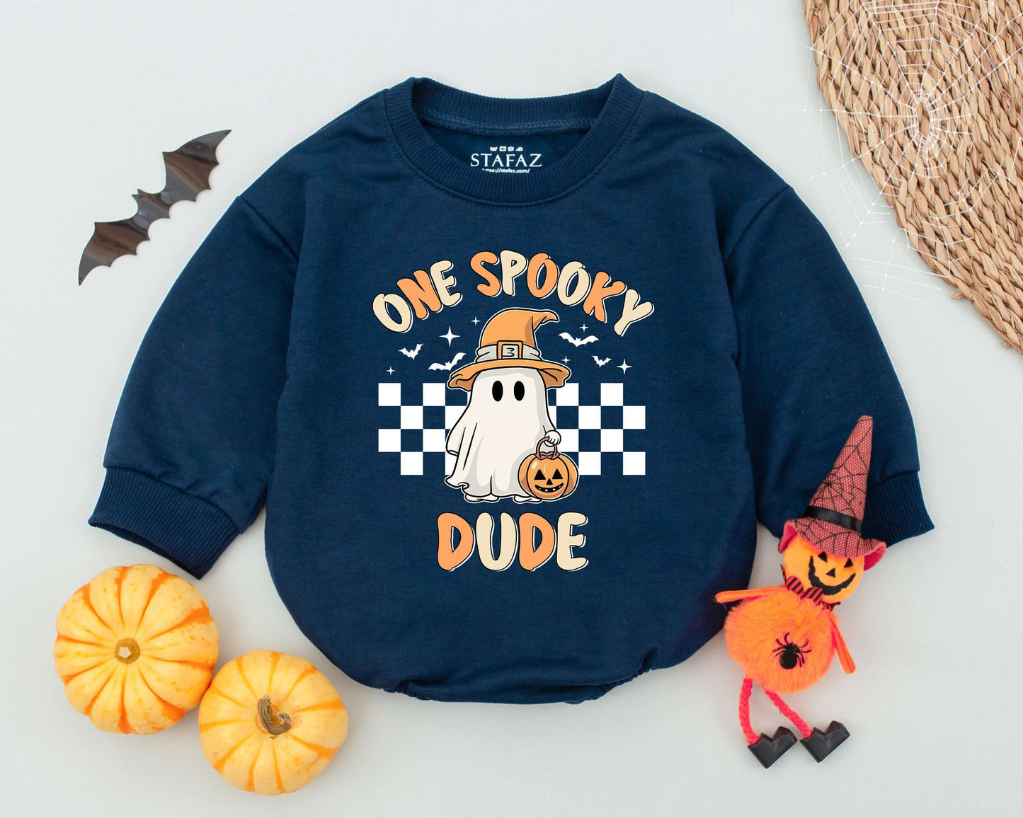 First Halloween? Cute 'One Spooky Dude' Romper for Babies and Toddlers