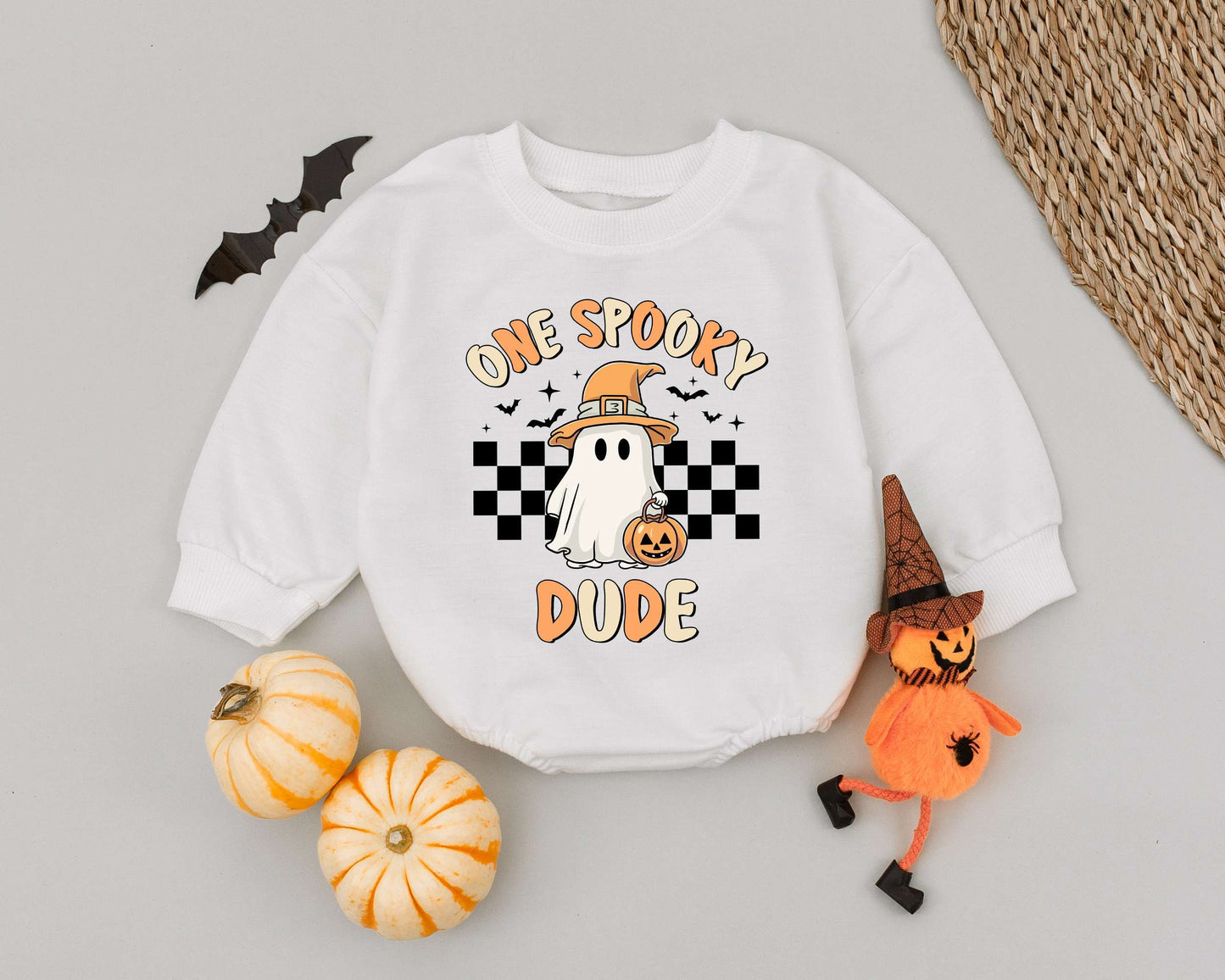 First Halloween? Cute 'One Spooky Dude' Romper for Babies and Toddlers
