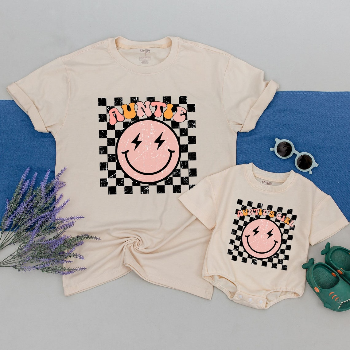 Charming Auntie & Child's Tees: Perfect Gift for Auntie, Kid's Attire