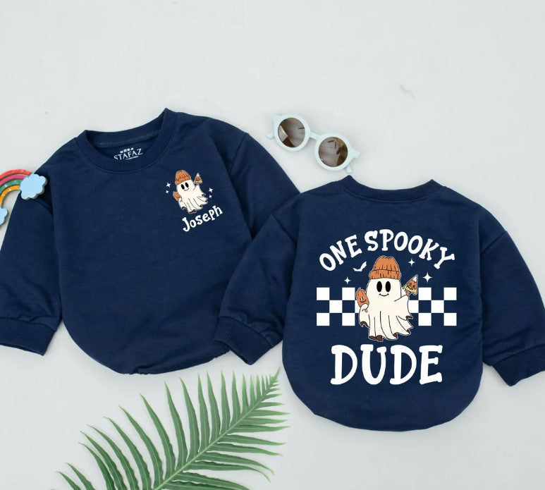 Spooky Dude Halloween Romper - Ideal Baby Shower & First Halloween Gift