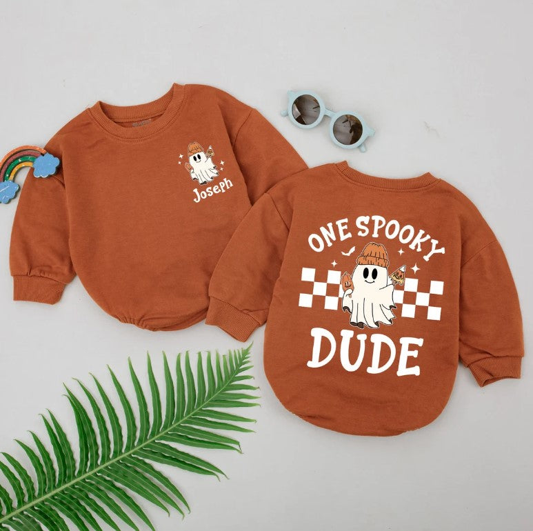 Spooky Dude Halloween Romper - Ideal Baby Shower & First Halloween Gift
