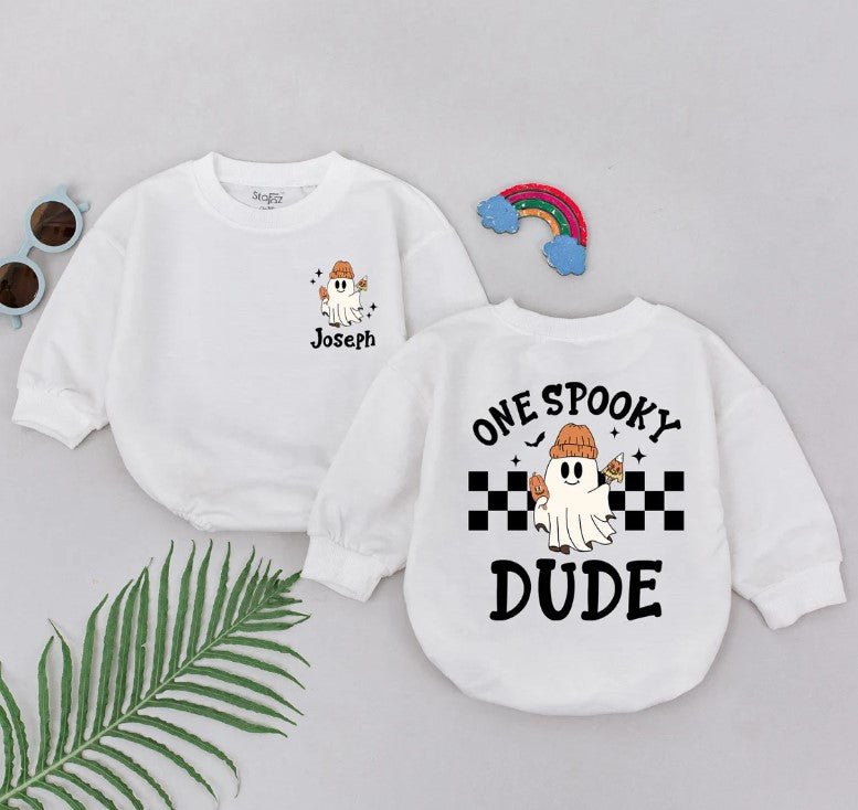 Spooky Dude Halloween Romper - Ideal Baby Shower & First Halloween Gift