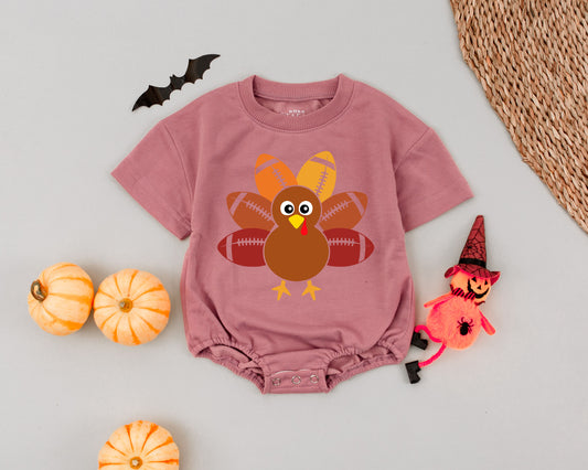 First Thanksgiving Bubble Romper - Perfect Baby Shower or Fall Gift!
