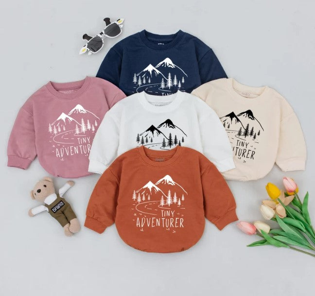 Tiny Adventurer: Baby's First Trip Outfit, Camping & Hiking Bodysuit