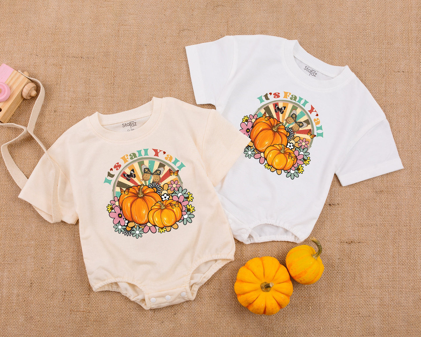 Adorable Pumpkin Baby Romper: Perfect Fall Baby Shower Gift
