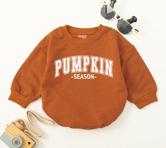 Sweetest Little Pumpkin Baby Bodysuit Romper, Cute Fall Infant Outfit for Baby Shower Gift and Thanksgiving Celebration, Soft Comfortable Clothes