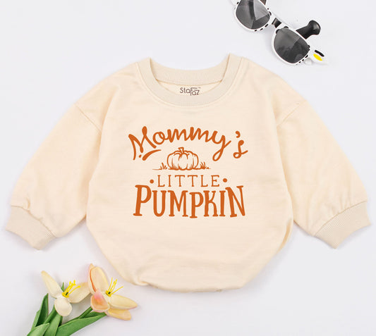 Mommy's Little Pumpkin Romper, Cute Fall Baby Bodysuit Outfit, Adorable Pumpkin Baby Clothes, Baby Shower Gift, Hello Pumpkin, Soft & Comfy Cotton