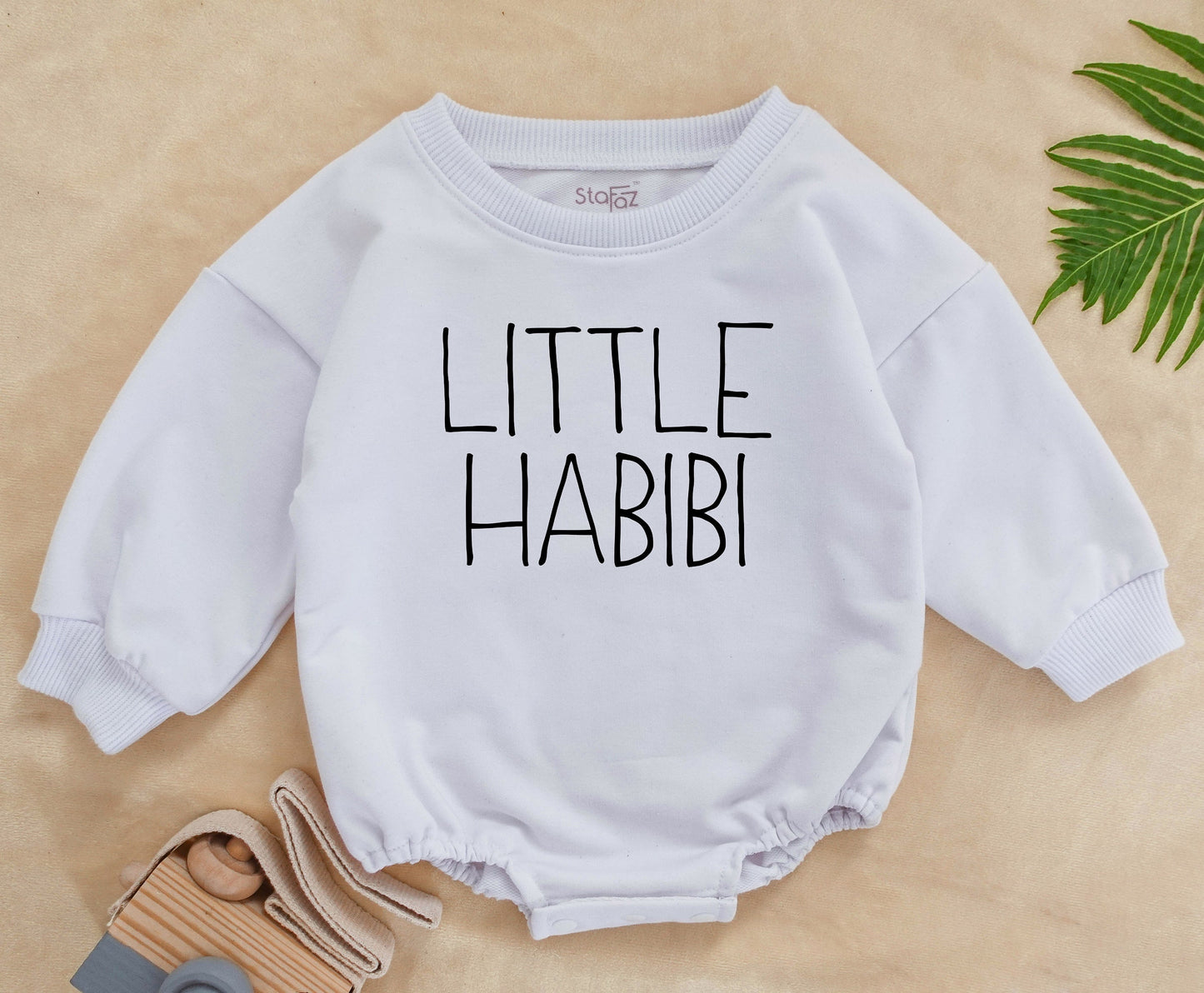 Beige Sun Romper Unisex Organic Cotton Oversize Long Sleeve Baby Romper Here Comes The Sun Retro