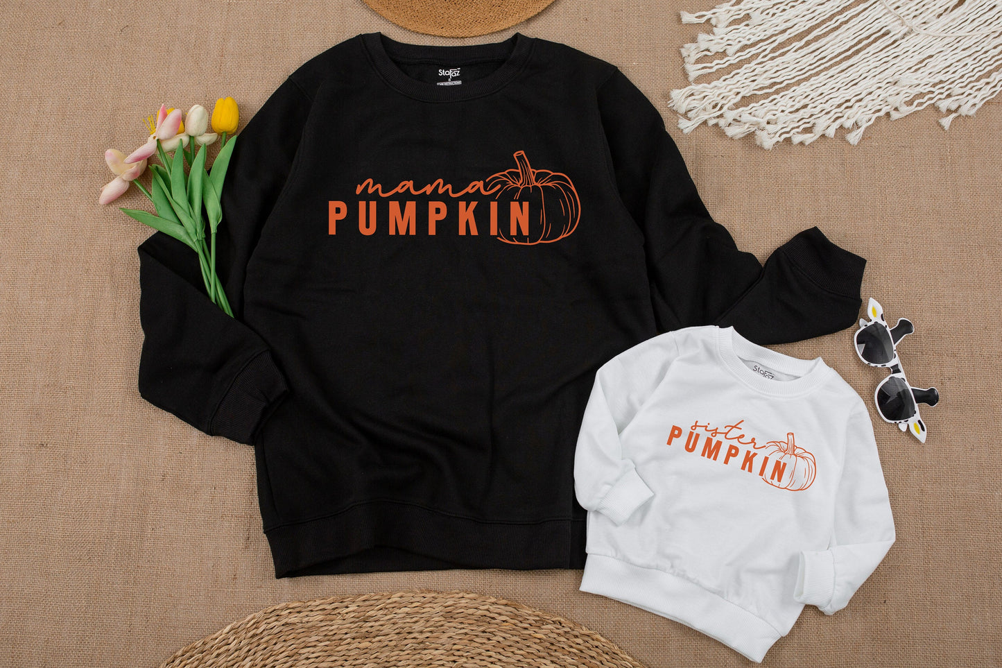 Custom Matching Family Pumpkin Shirts for Halloween Celebrations Mama Papa Toddler Baby Outfits Fall Harvest Theme Comfortable Cotton Apparel