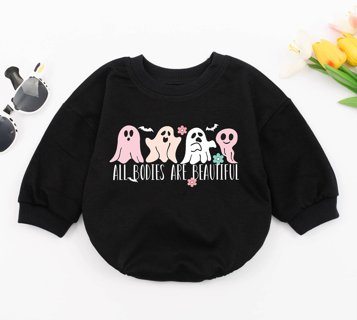 All Bodies Are Beautiful Retro Natural Baby Romper Funny Thanksgiving Day Infant Girl Boy Fall Autumn Kids Clothes Baby Shower Gift Little Turkey Outfit