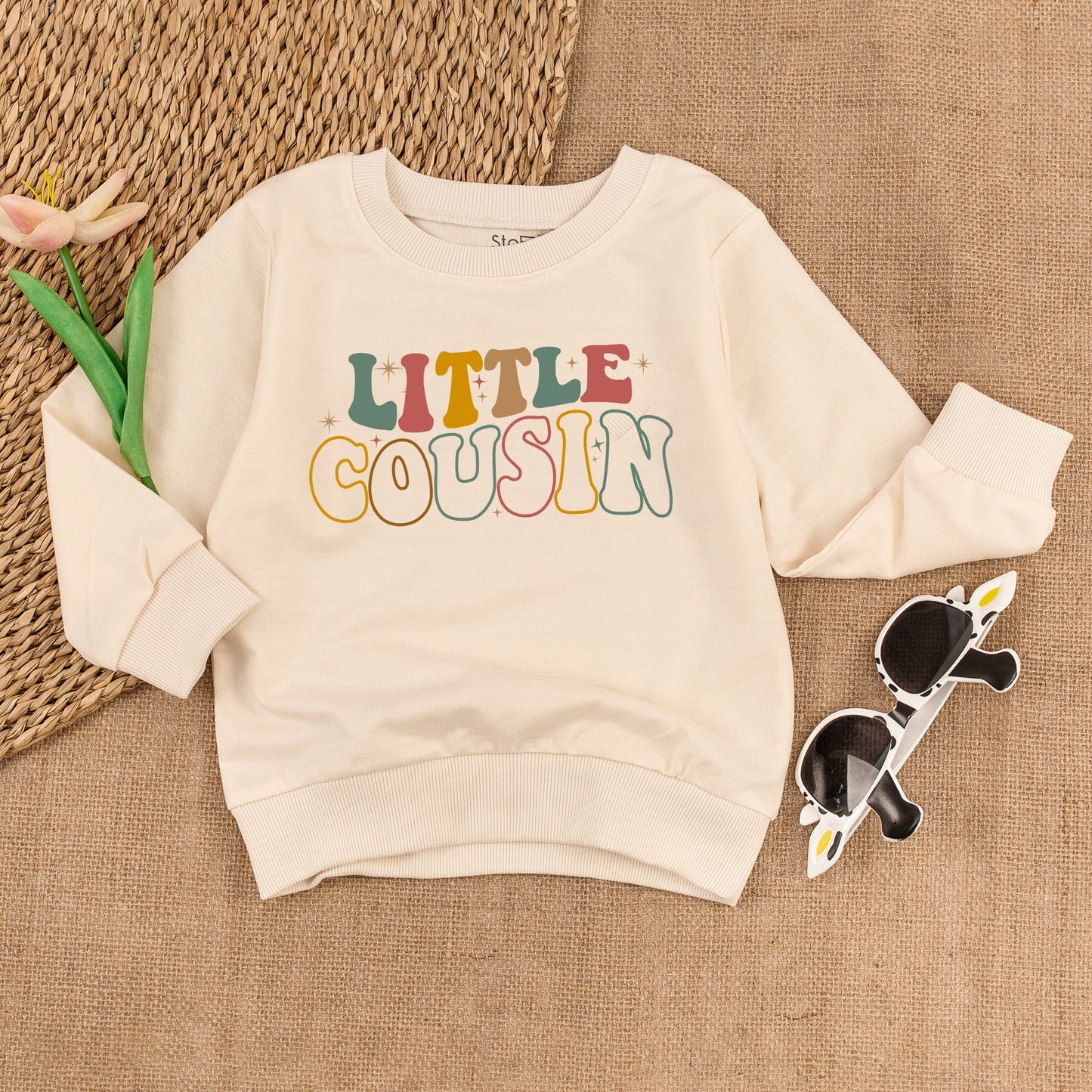Little Cousin Baby Romper Cute Matching Cousin Outfit Adorable Newborn Bodysuit Lil Cousin Gift for Baby Shower Family Matching Clothes