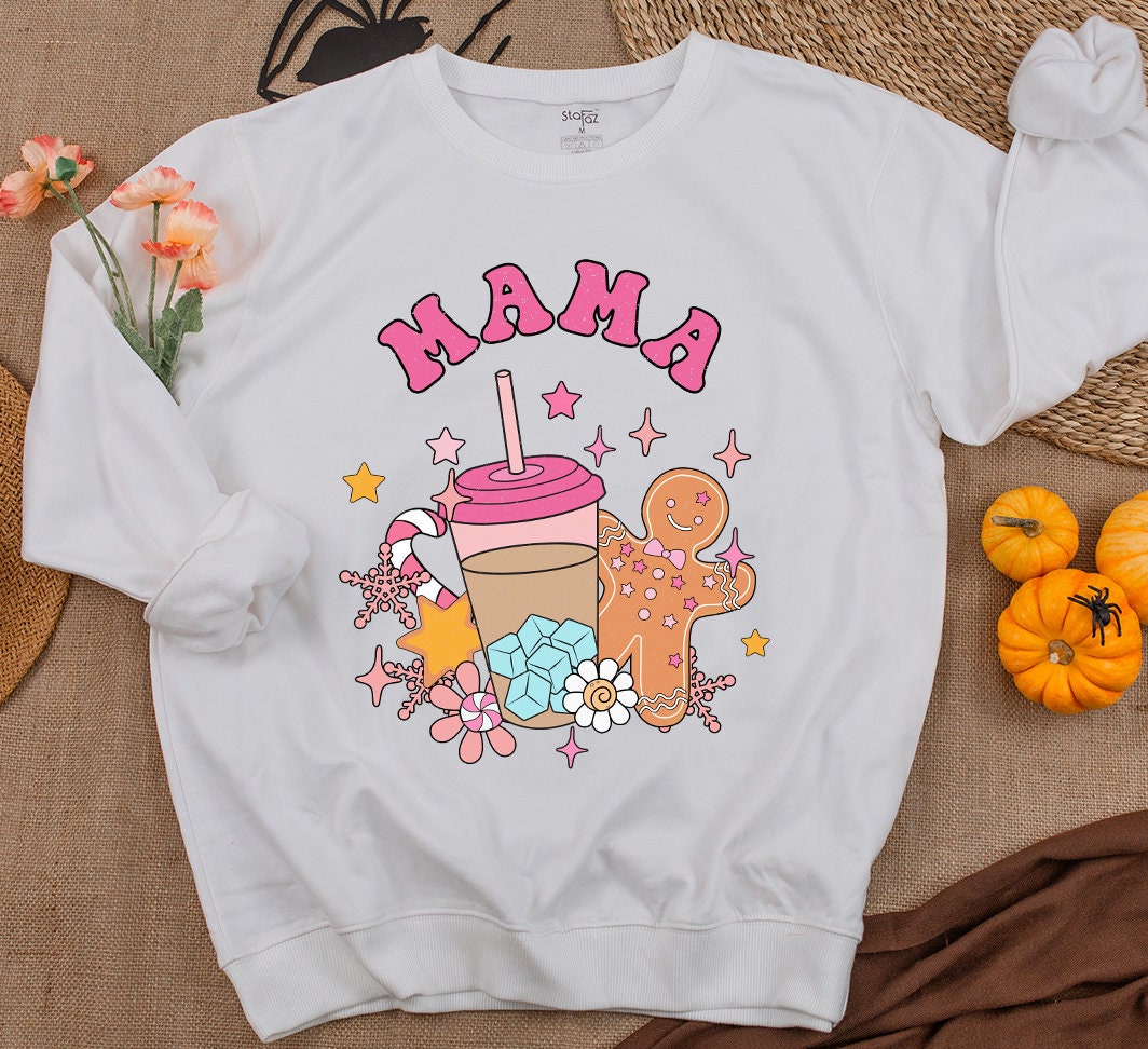 Mama and Mini Matching Christmas Sweatshirt Cozy Winter Family Outfits Perfect Mommy and Me Holiday Gift