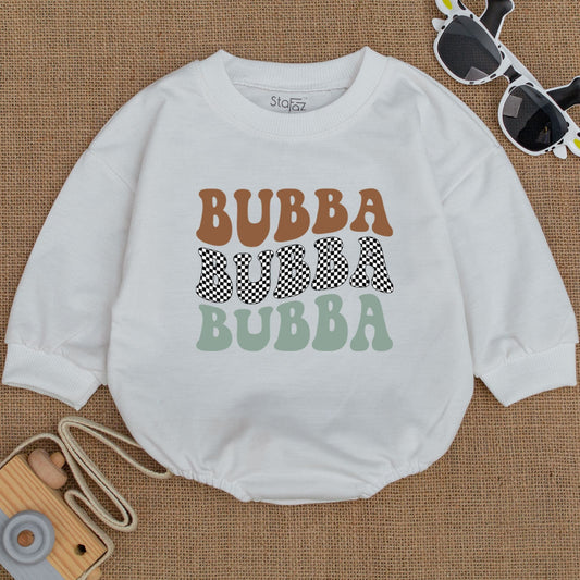Bubba Baby Romper Retro Bubble Bodysuit Adorable Newborn Outfit Perfect Baby Shower Gift for Boys and Girls