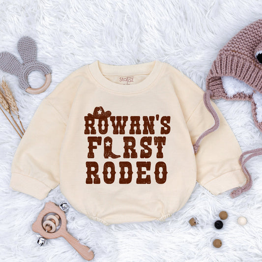 My First Rodeo Cowboy Cowgirl Birthday Romper Western Themed Baby Boy or Girl 1st Birthday Outfit Soft Comfortable Bodysuit Shower Gift Idea