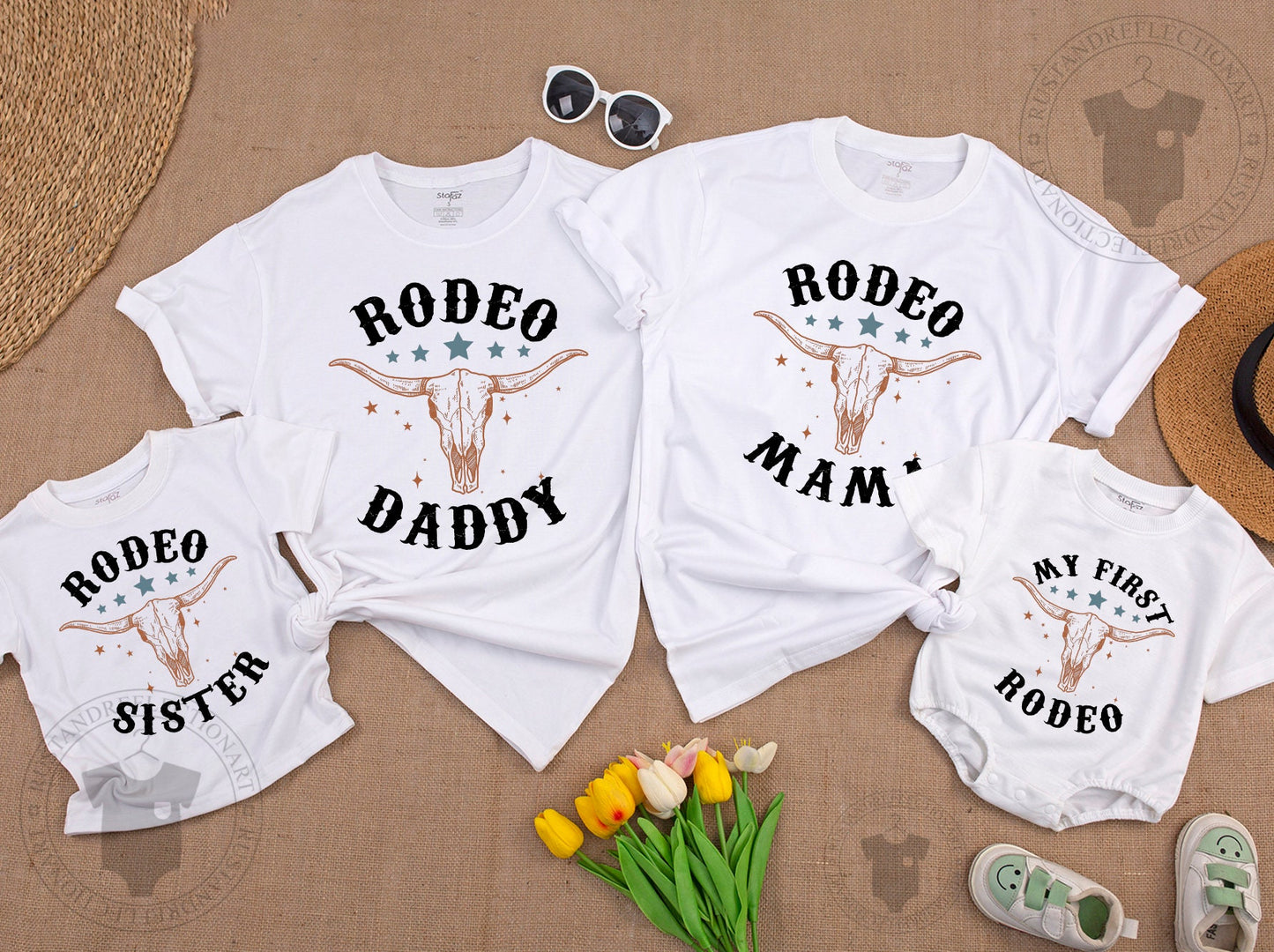My First Rodeo Birthday Girl Outfit Cowgirl 1st Birthday Shirt Western Party Clothes Baby Toddler Tee Farm Theme Clothes Comfortable Cotton Gift