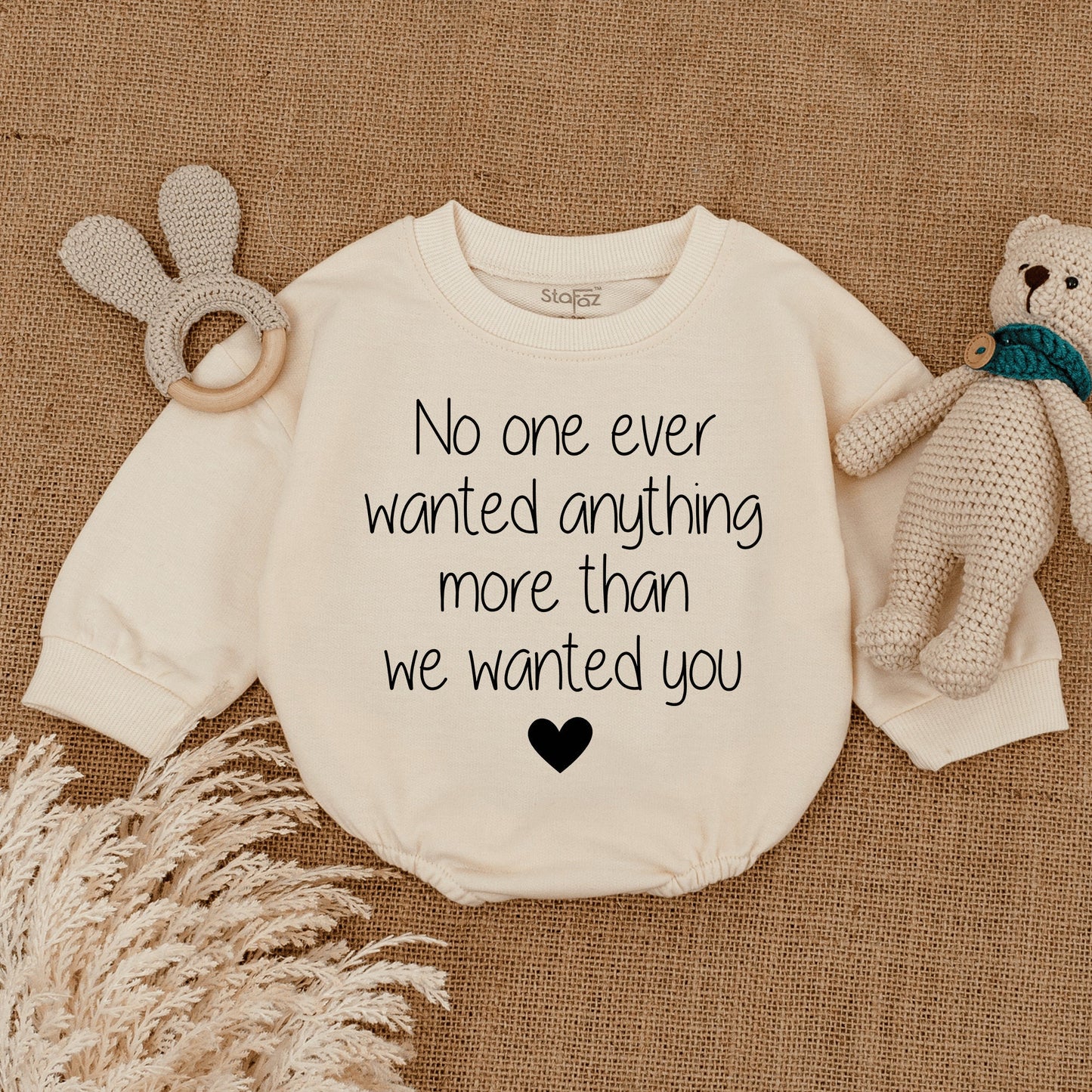 IVF Pregnancy Announcement Romper Worth the Wait Rainbow Baby Gift Minimalist Typewriter Infant Bodysuit