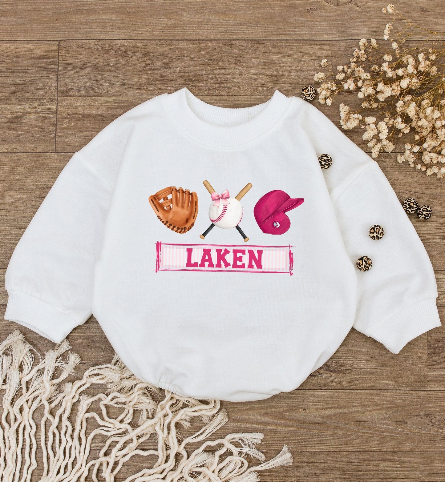 Retro Baseball Romper for Girls Game Day Baby Outfit One Piece Vintage Baseball Vibes Toddler Ball Game Apparel