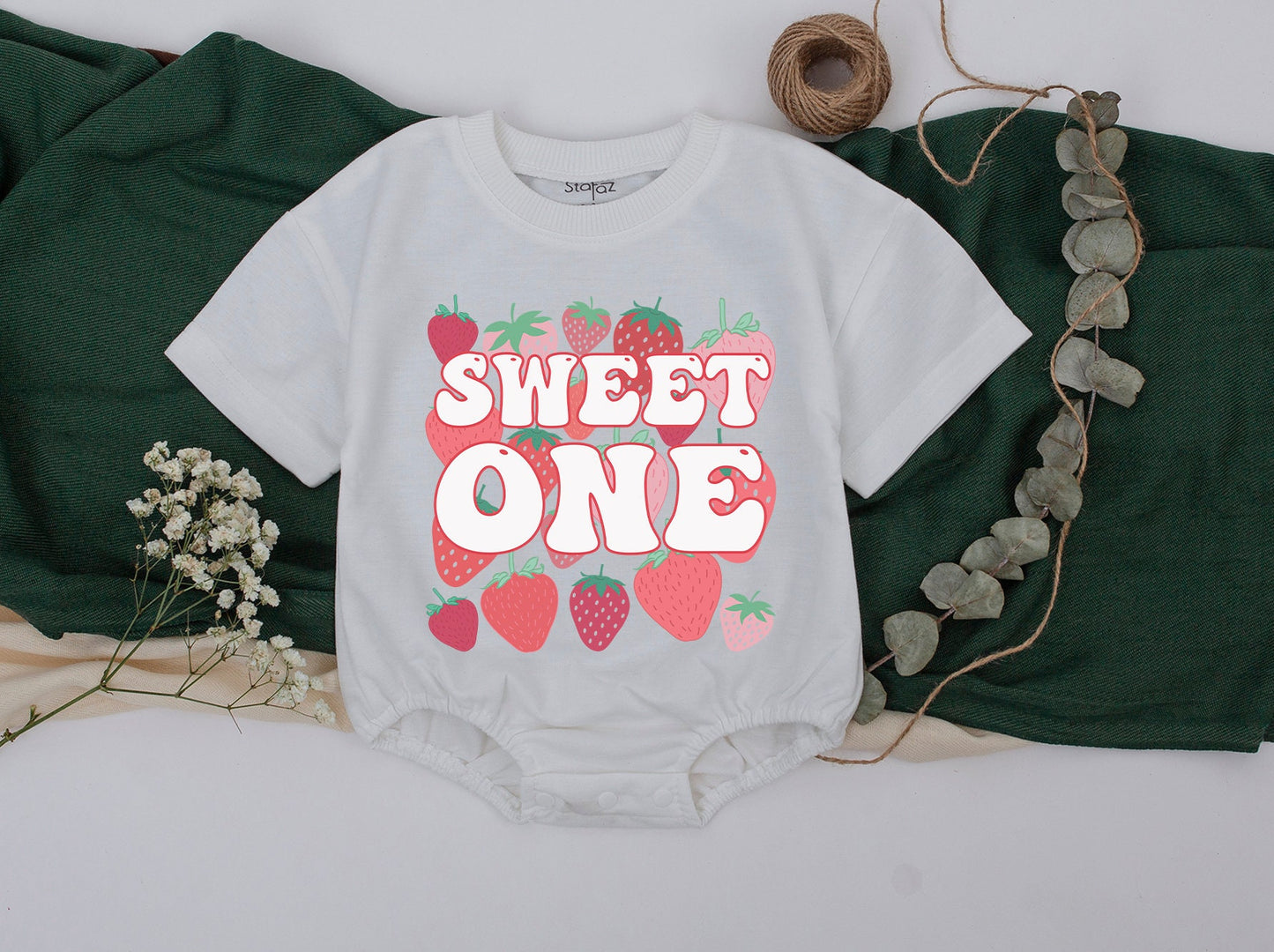 Berry First Birthday Matching Family Shirts "Sweet One" Strawberry Party Outfit Mama Daddy Sister