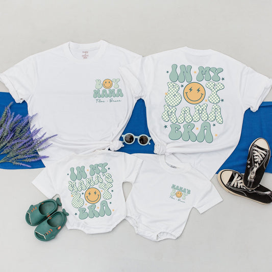 Matching Retro Boy Mama and Son Shirts In My Mama's Boy Era Vintage Graphic Tee Comfortable Mother's Day Gift for New Mom of Boys