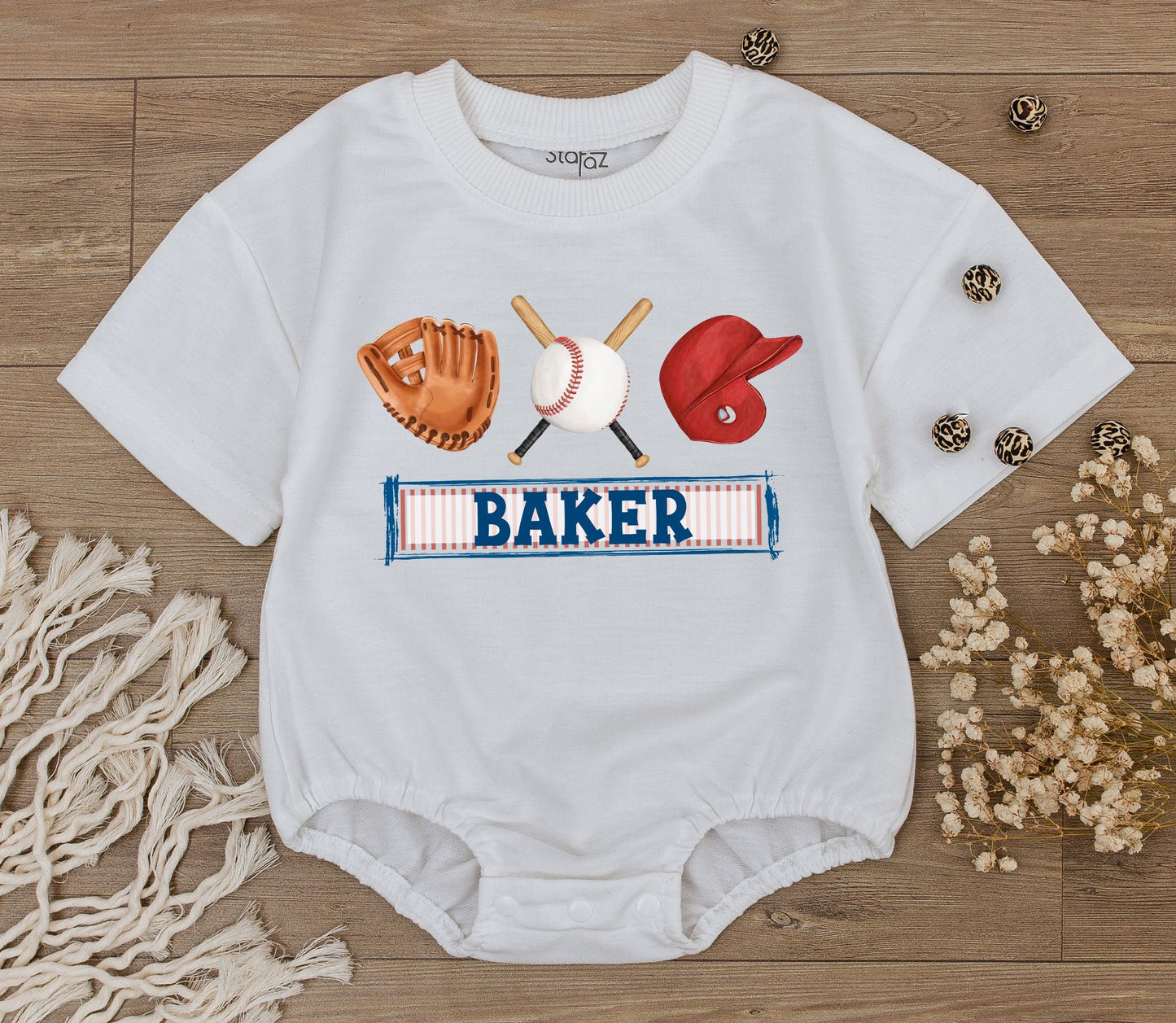 Custom Retro Baseball Game Day Bodysuit Girls Baseball Outfit Baby One Piece Football Romper Perfect for Game Day Celebrations