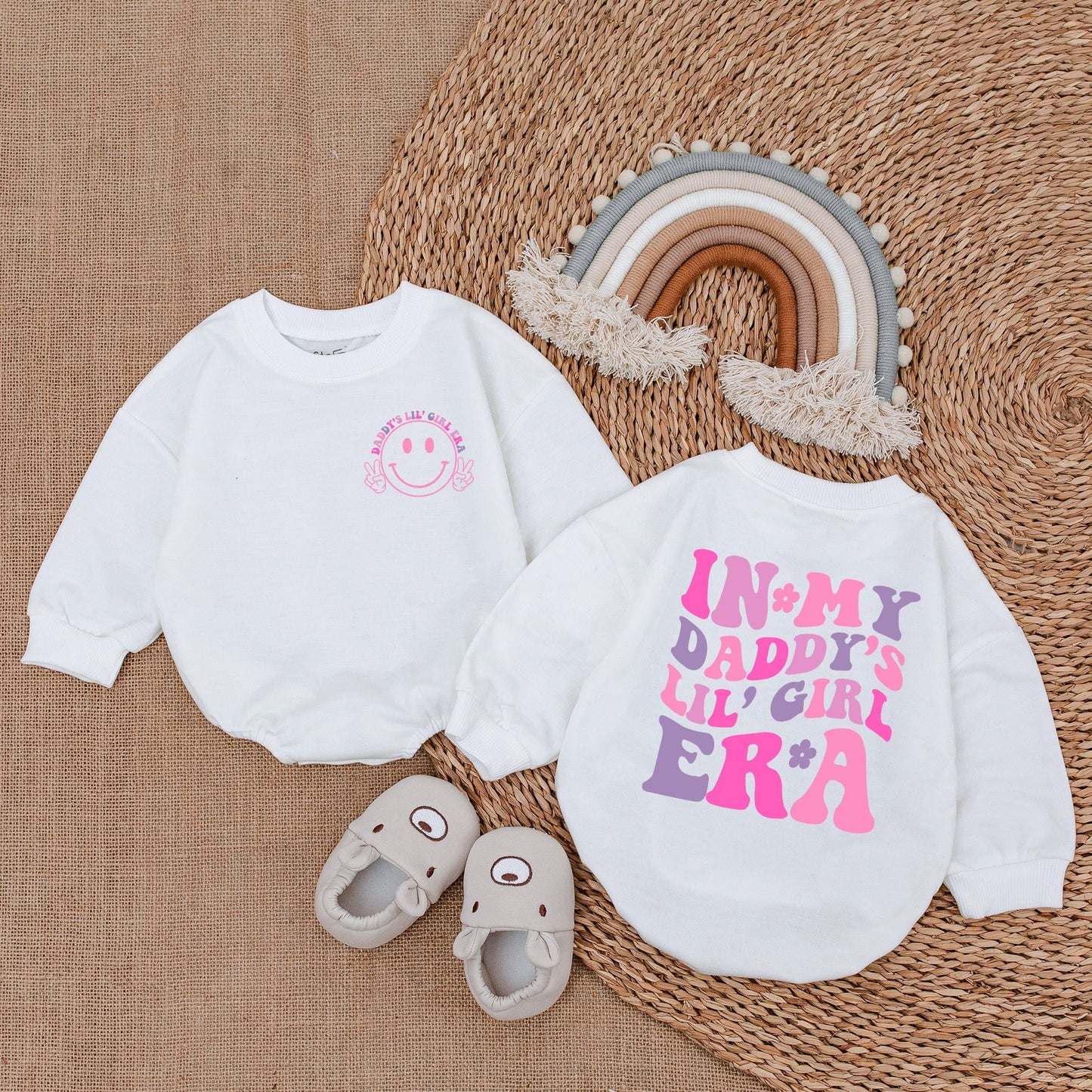 Daddy's Girl Romper & Bodysuit Baby Girl Outfit, Soft Cotton Gift for Baby, Coming Home Outfit, Daddy & Me Clothes