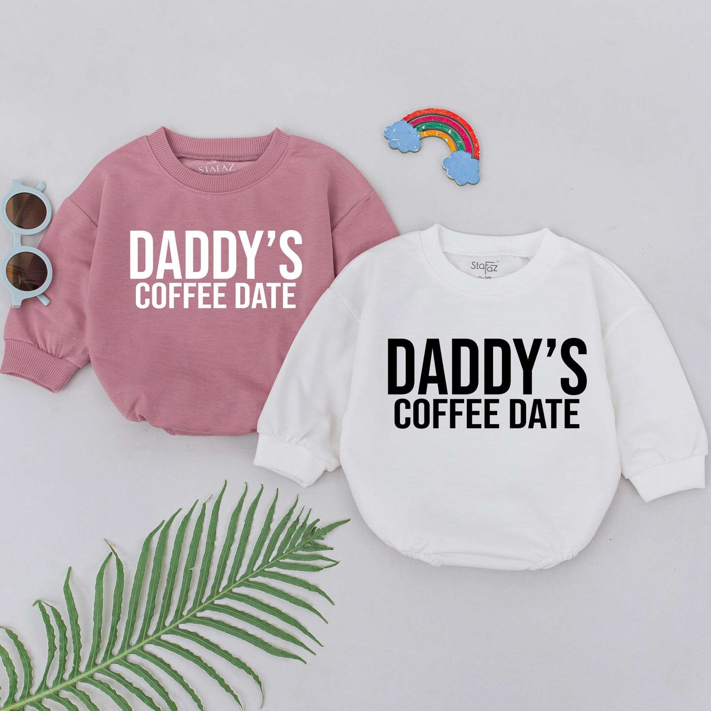Daddy-Daughter Romper Set: Perfect Gift for Baby Girls & New Dads