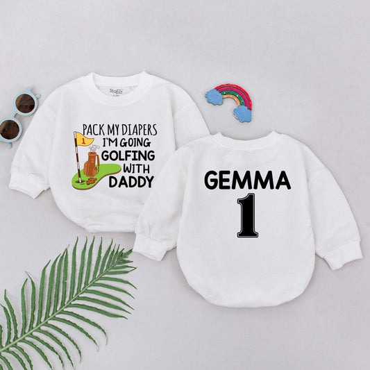 Daddy's Golf Buddy Romper - Perfect Baby Gift for Father's Day