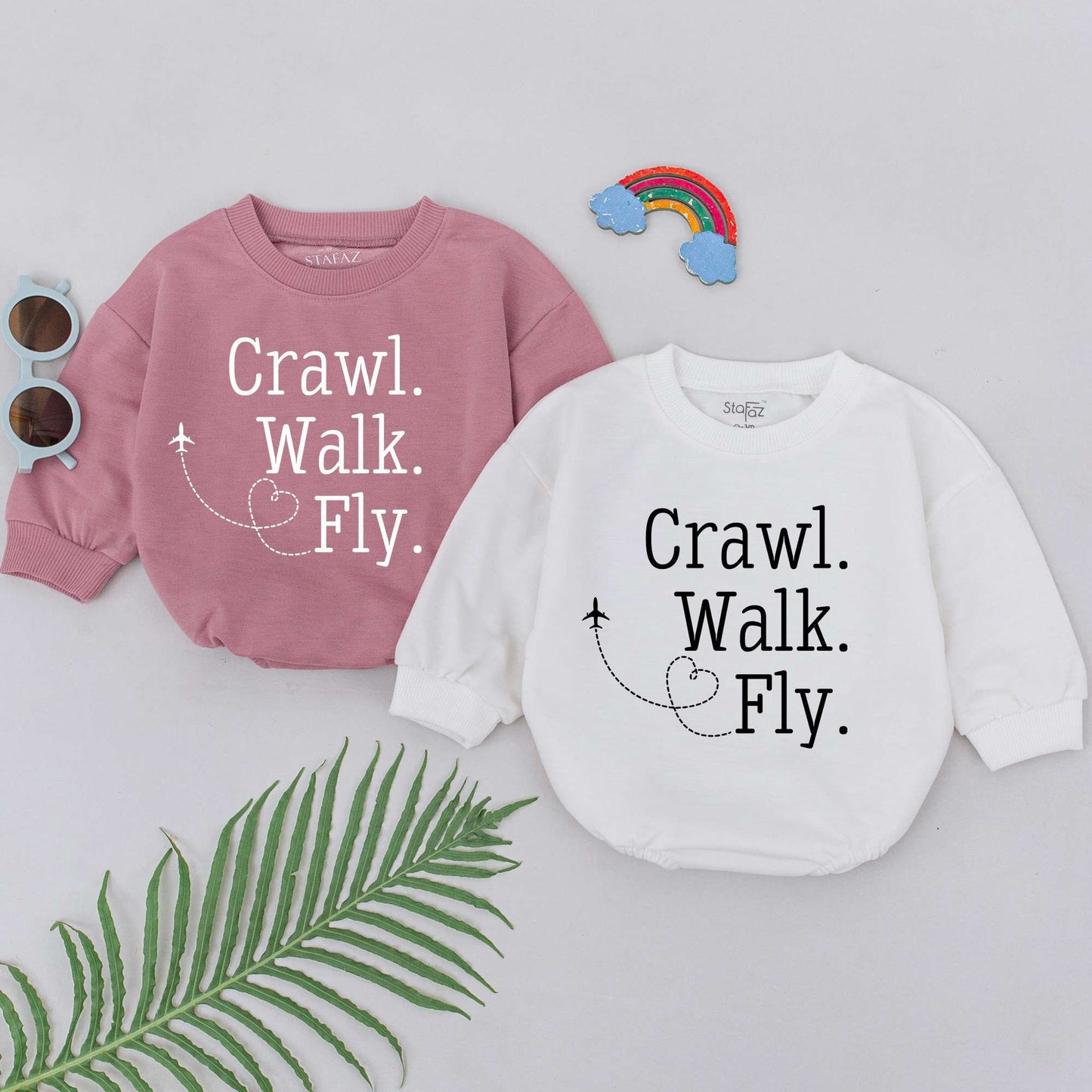 Airplane-Themed Baby Romper Set: Perfect for Baby Showers & Travel