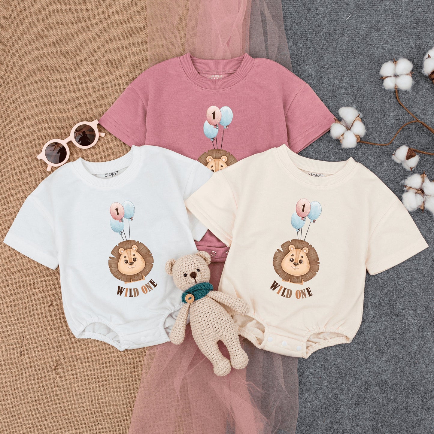 Wild One Birthday Romper - Infant Bodysuit for First Party Fun