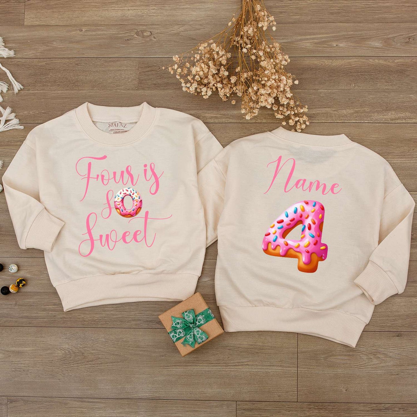 Personalized Sweet One Baby Girl First Birthday Outfit Romper with Name Newborn Bodysuit Long Sleeve Cute Comfortable Shower Gift Celebration