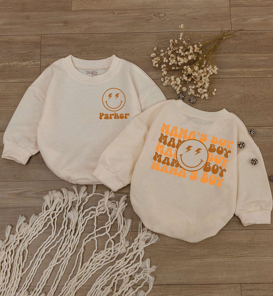 Mama's Boy Bubble Romper: Adorable Newborn & Personalized Gift