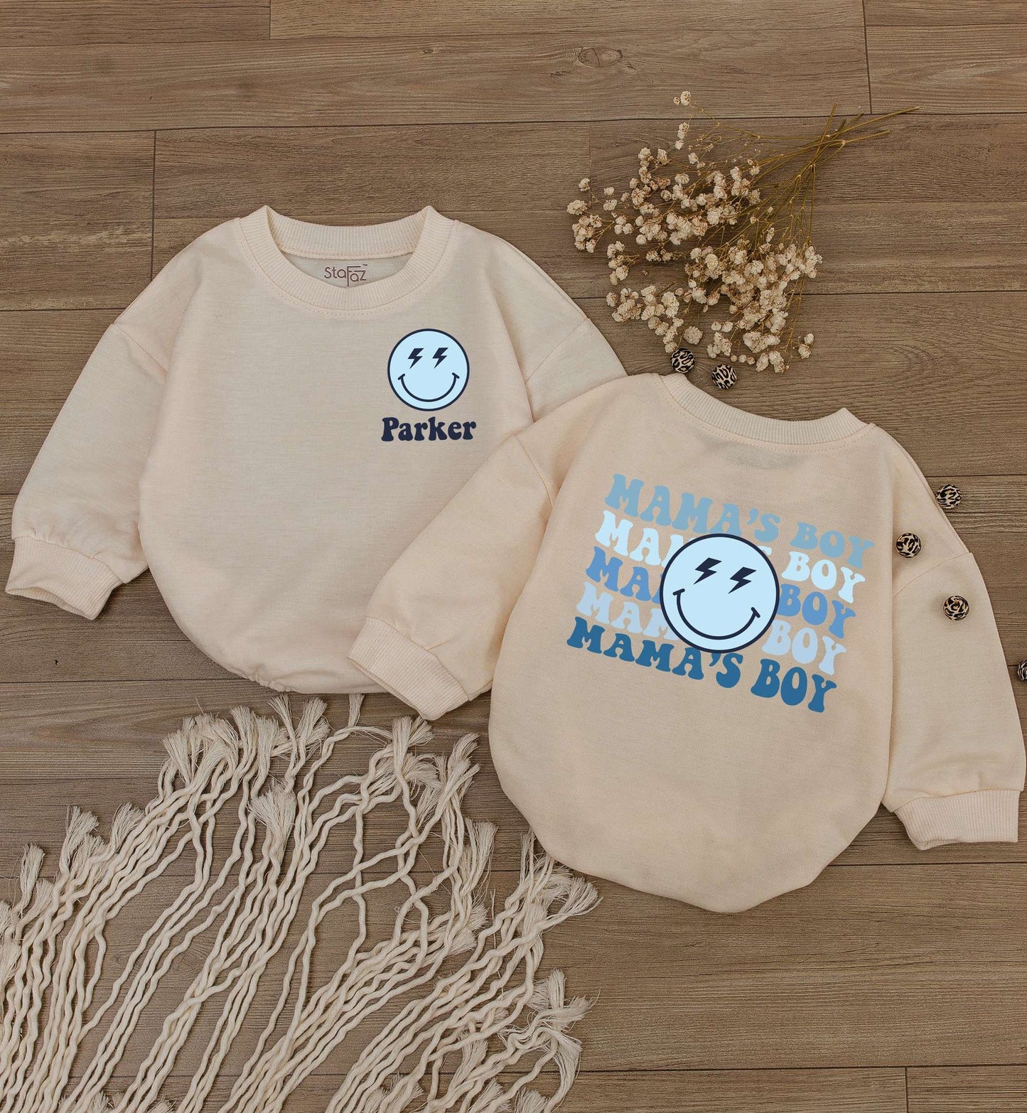 Mama's Boy Bubble Romper - Gender Neutral Newborn & Baby Outfit