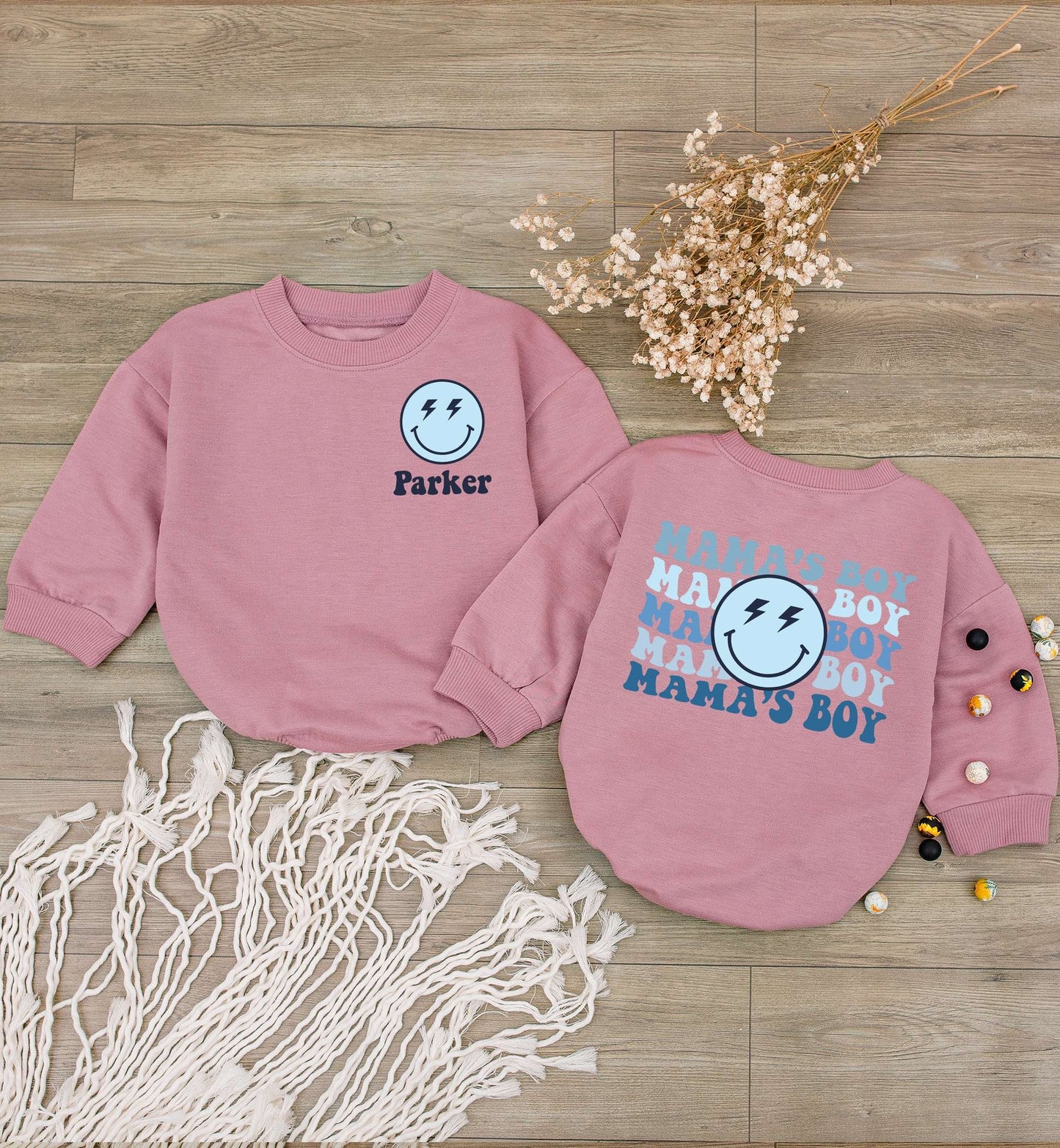 Mama's Boy Bubble Romper - Gender Neutral Newborn & Baby Outfit