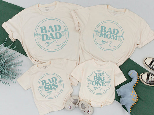 The Big One Surf Birthday Shirt for Toddler Boy 1st Birthday Party Outfit Mommy and Me Surfer Surfs Up Catch A Wave Apparel