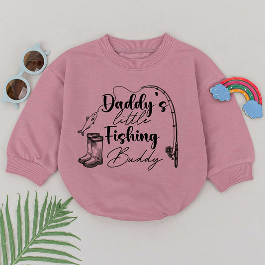 Fishing Partner Baby Romper, Cute Daddy's Girl Bodysuit, Gift Ideas