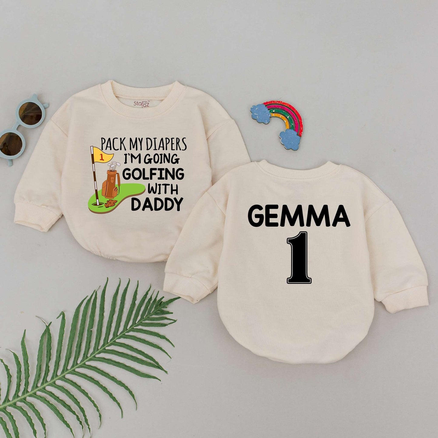 Daddy's Golf Buddy Romper - Perfect Baby Gift for Father's Day