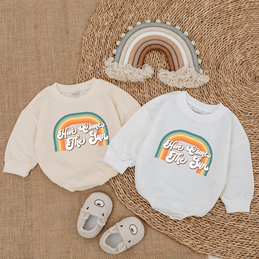 Groovy Baby Bodysuit - Retro 1st Birthday Outfit for Girls
