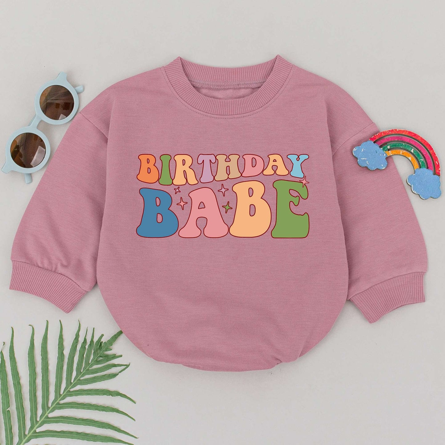 First Birthday Baby Girl Outfit – Custom Name Romper Gift Set