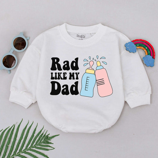 Dad and Baby Matching Romper: Perfect Father’s Day or Baby Shower Gift