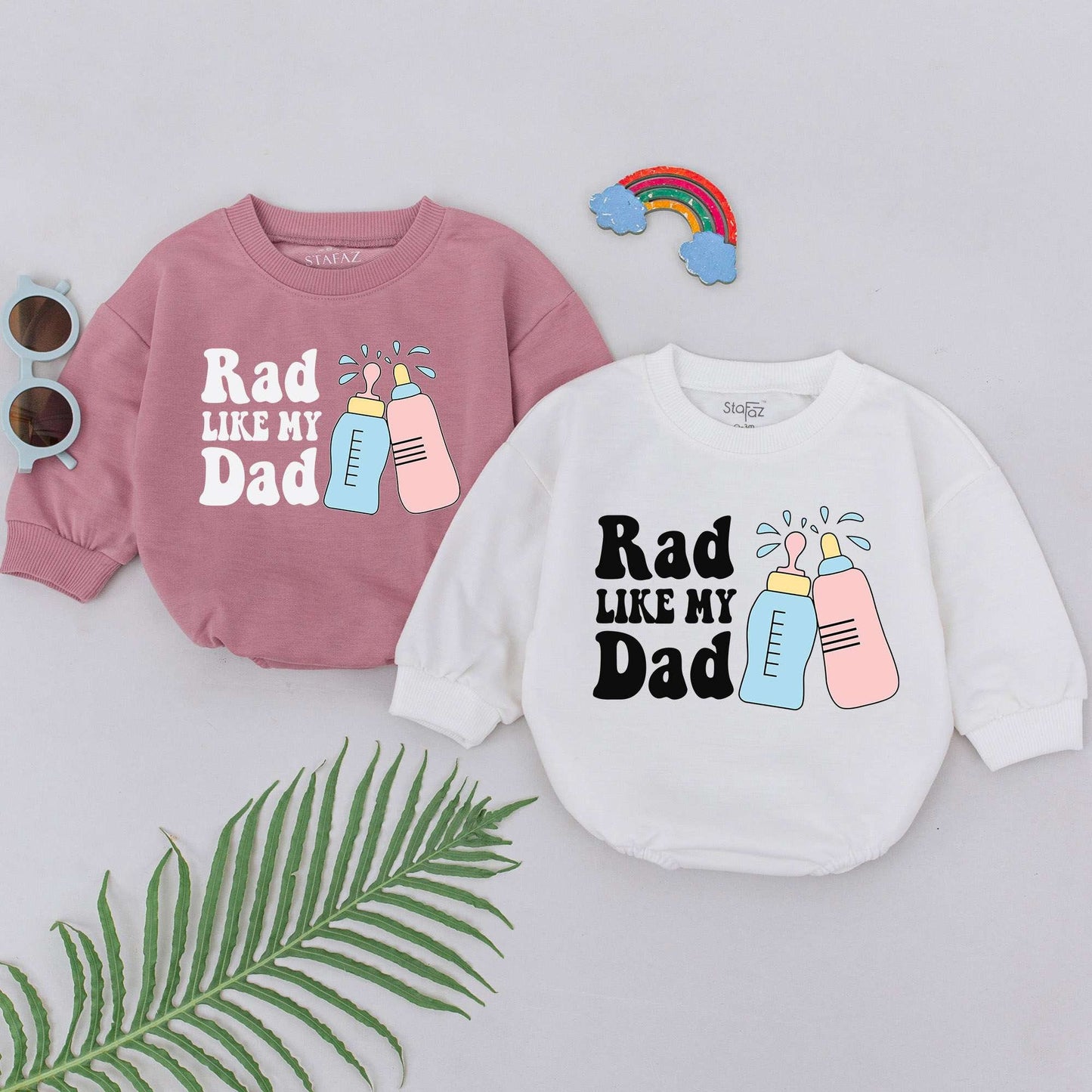 Dad and Baby Matching Romper: Perfect Father’s Day or Baby Shower Gift