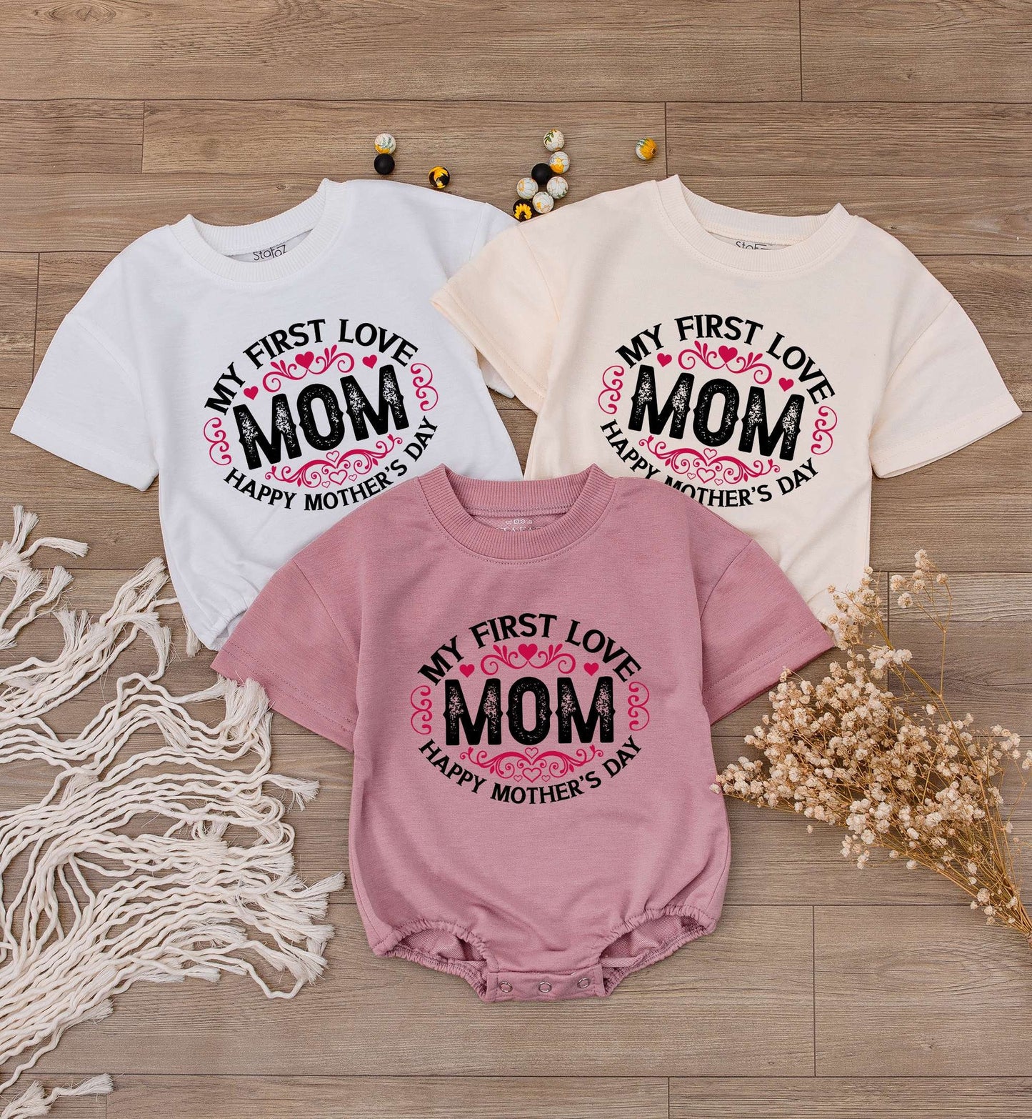 My First Mother's Day Baby Outfit: Cute Romper & Bodysuit Gift