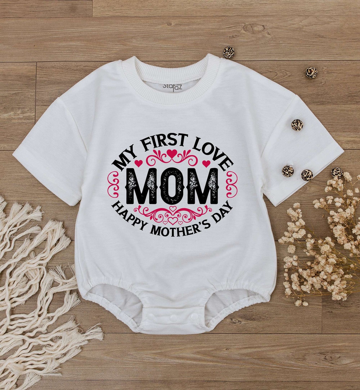 My First Mother's Day Baby Outfit: Cute Romper & Bodysuit Gift